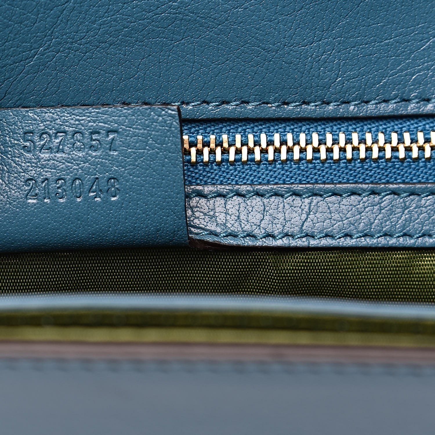 Gucci Calfskin Animalier Medium Shoulder Bag Blue 7 of 11