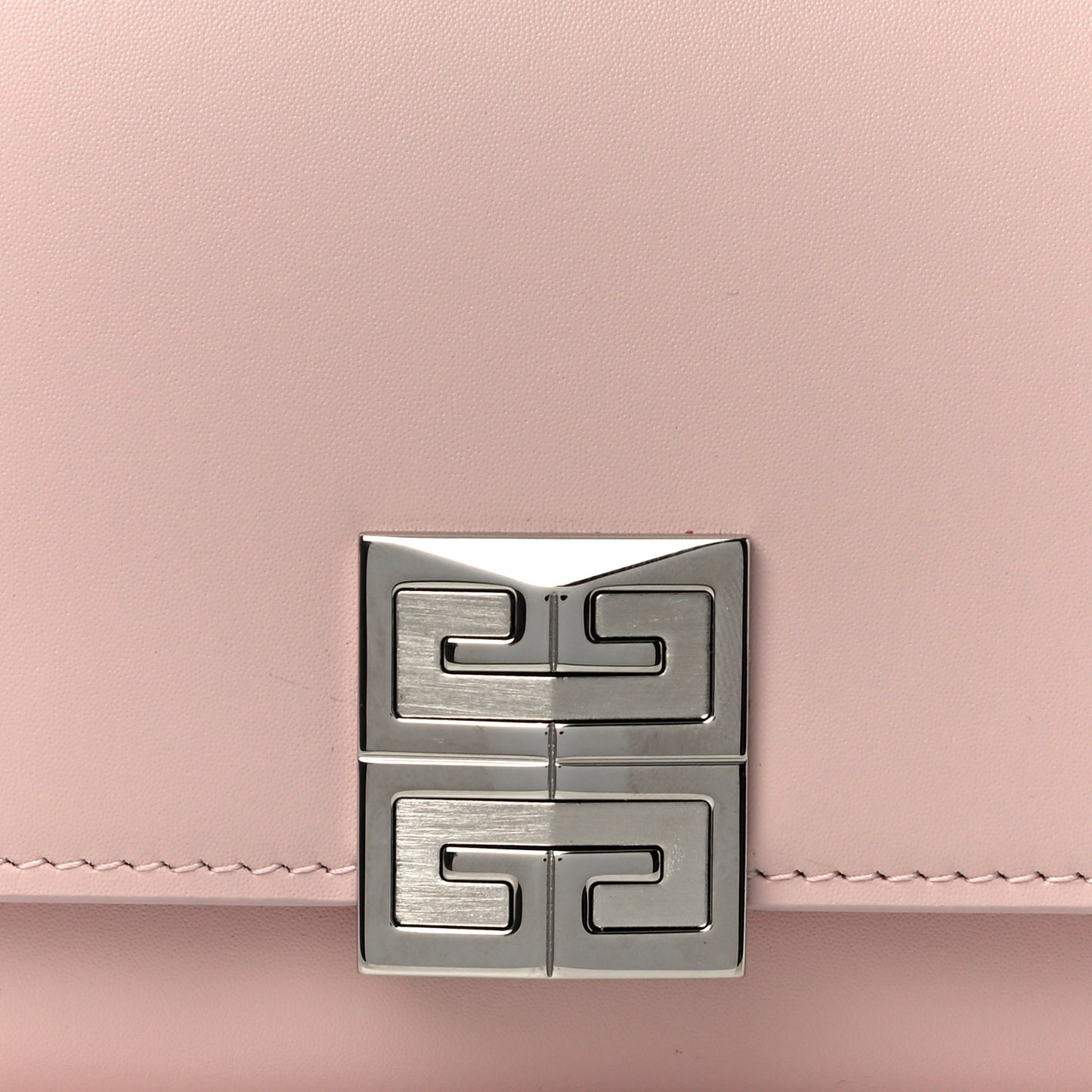 Box Calfskin 4G Wallet on Chain Pale Pink