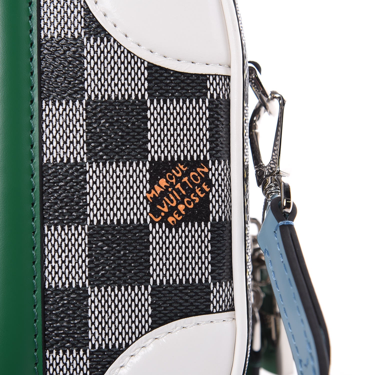 Louis Vuitton Damier Valisette BB Black White 11 of 12