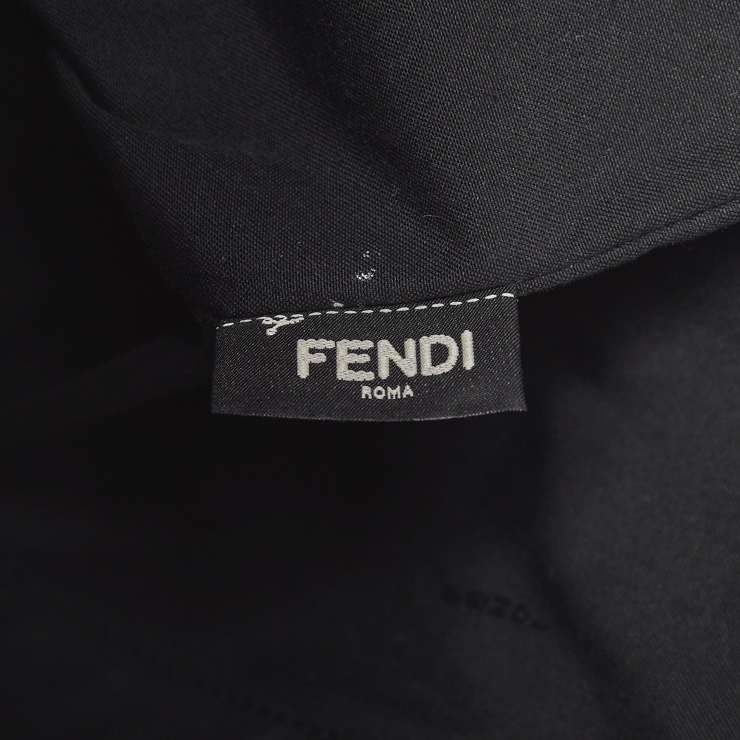 Fendi Vitello Elite Cuoio Monster Buggies Medium Roll Tote Blue Royal Black 7 of 8