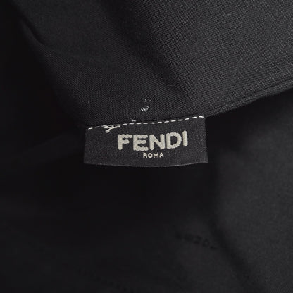 Fendi Vitello Elite Cuoio Monster Buggies Medium Roll Tote Blue Royal Black 7 of 8