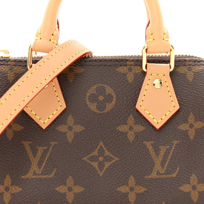 Louis Vuitton Monogram Nano Speedy Bandouliere 8 of 11