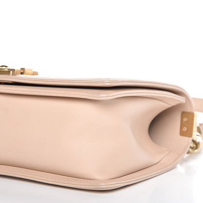 Chanel Caviar Calfskin Chevron Medium Boy Flap Light Pink 10 of 11