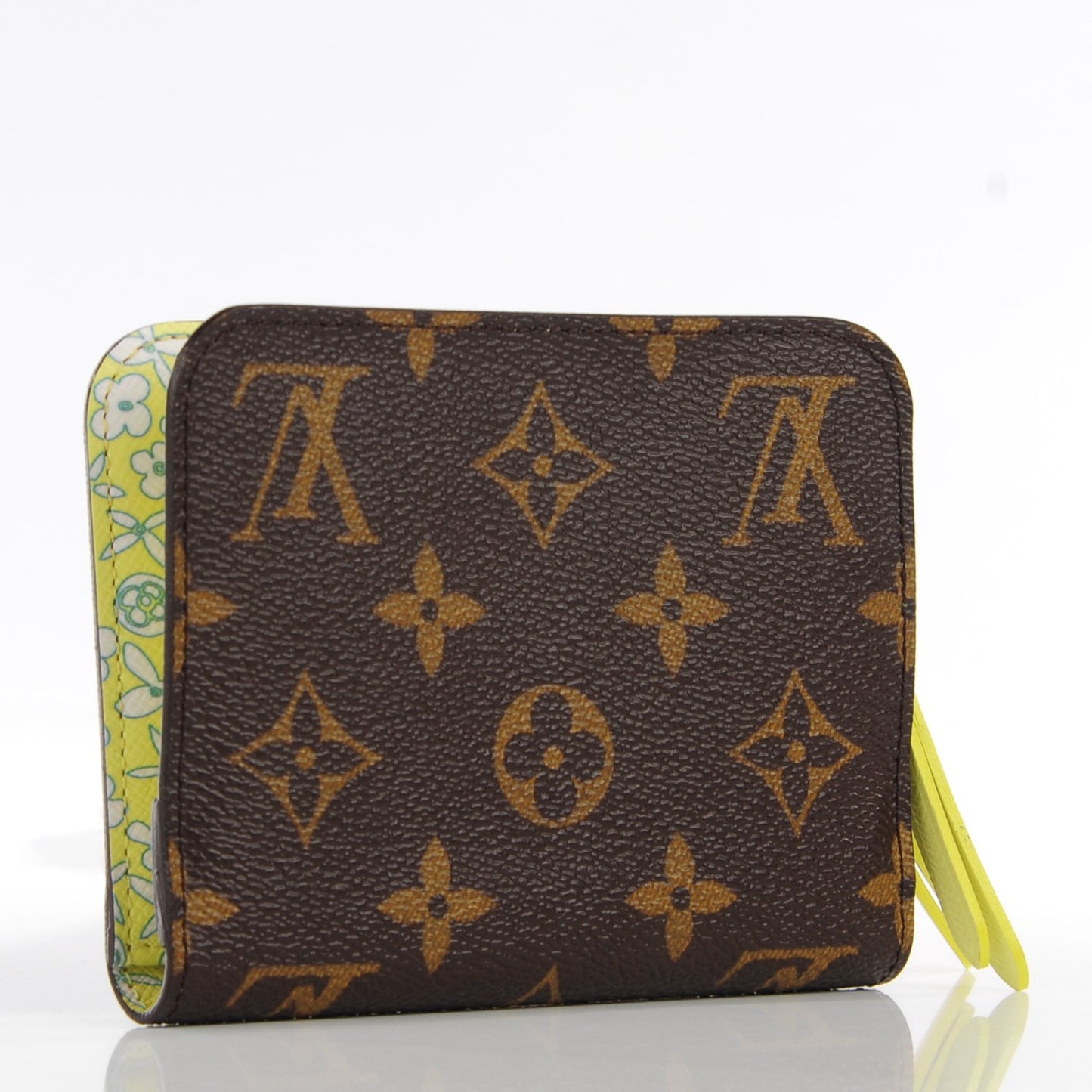 Monogram Fleuri Insolite Wallet PM Yellow