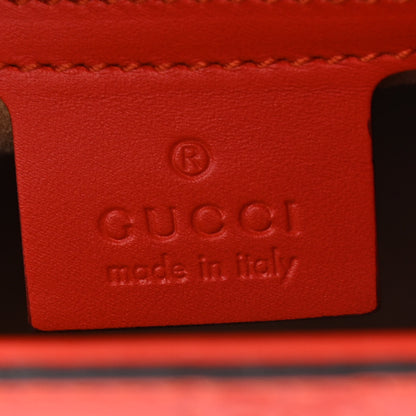 Gucci Guccissima Signature Medium Sylvie Top Handle Bag Orange 8 of 11