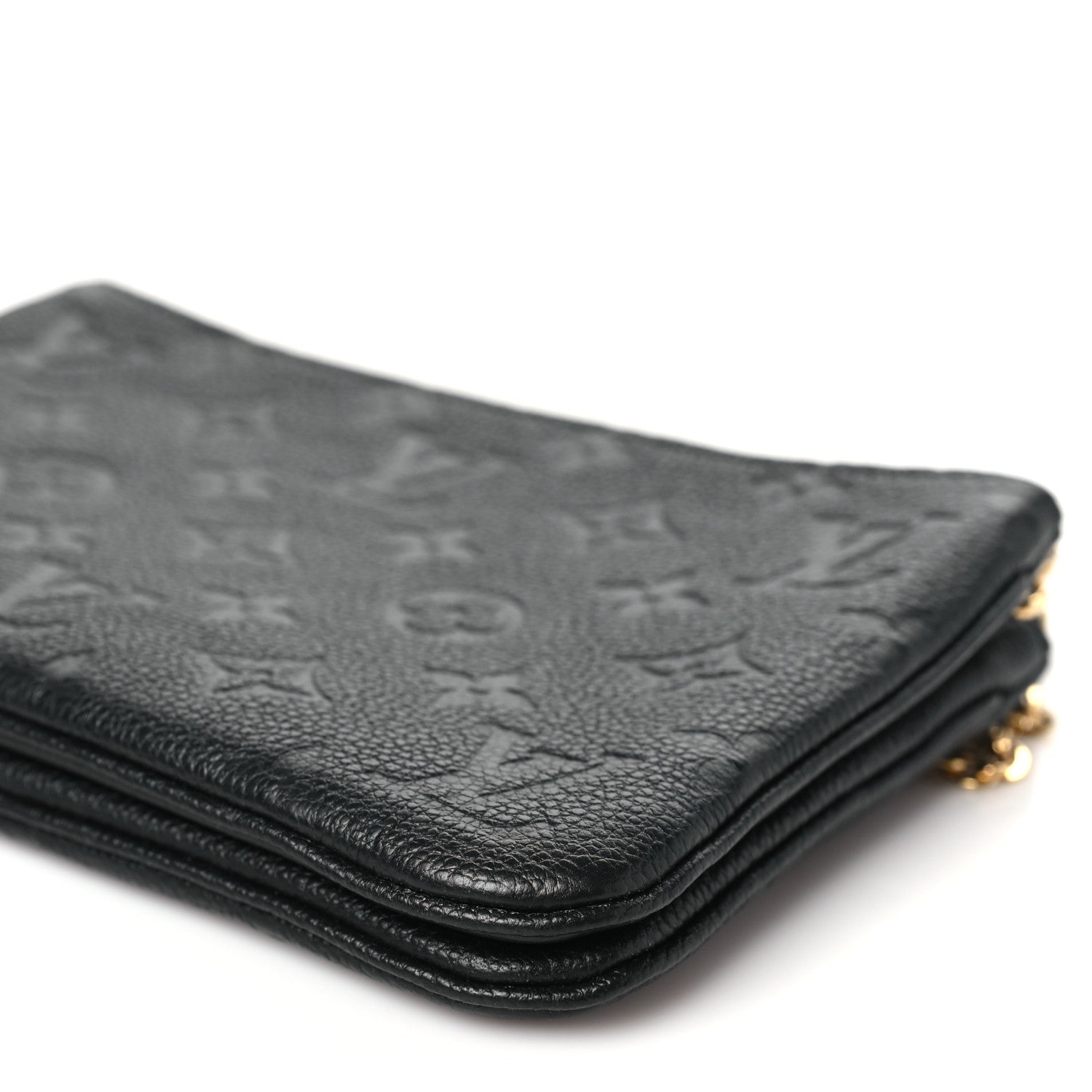 Louis Vuitton Empreinte Double Zip Pochette Black 10 of 10