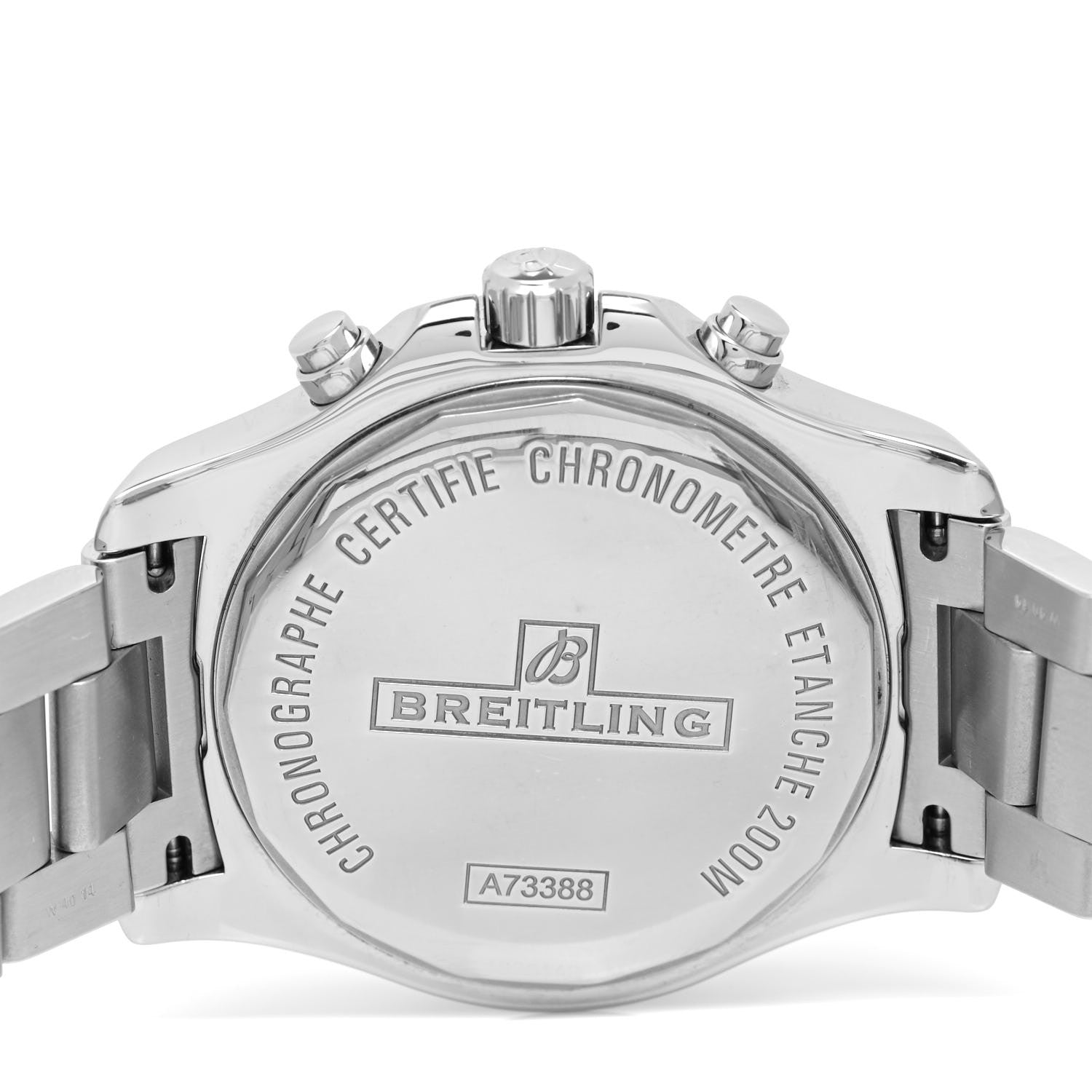 Breitling Stainless Steel 44mm Colt Chronograph Quartz Watch Black A73388 4 of 5