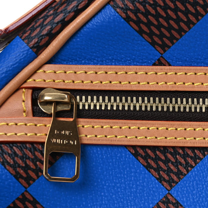 Louis Vuitton Damier Pop Chess Messenger Blue 6 of 9