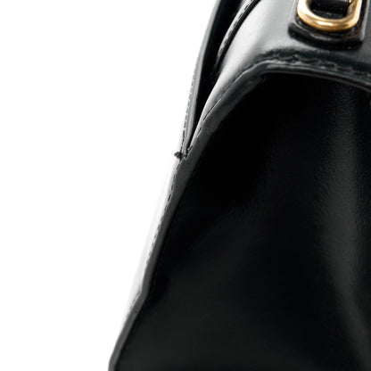 Balenciaga Shiny Box Calfskin Small Hourglass Top Handle Bag Black 14 of 14