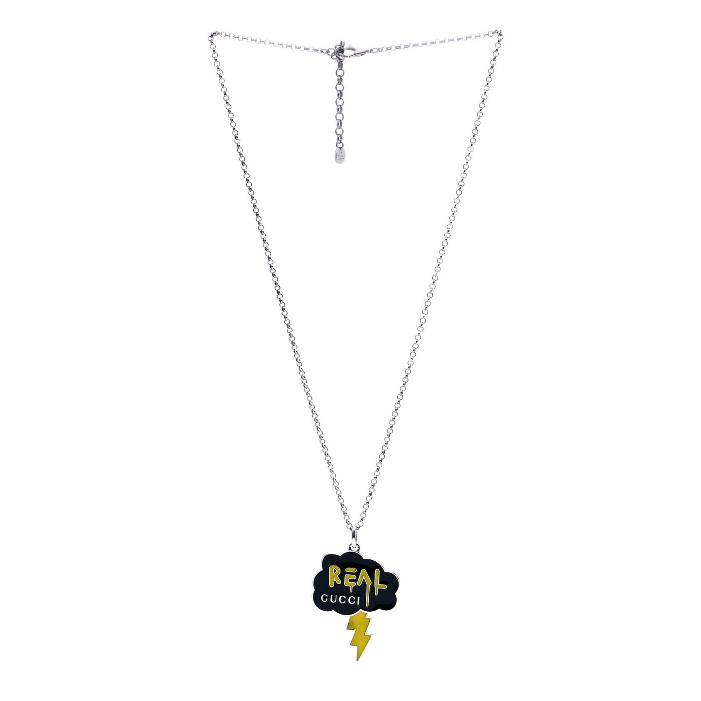 Sterling Silver Ghost Cloud Pendant Necklace