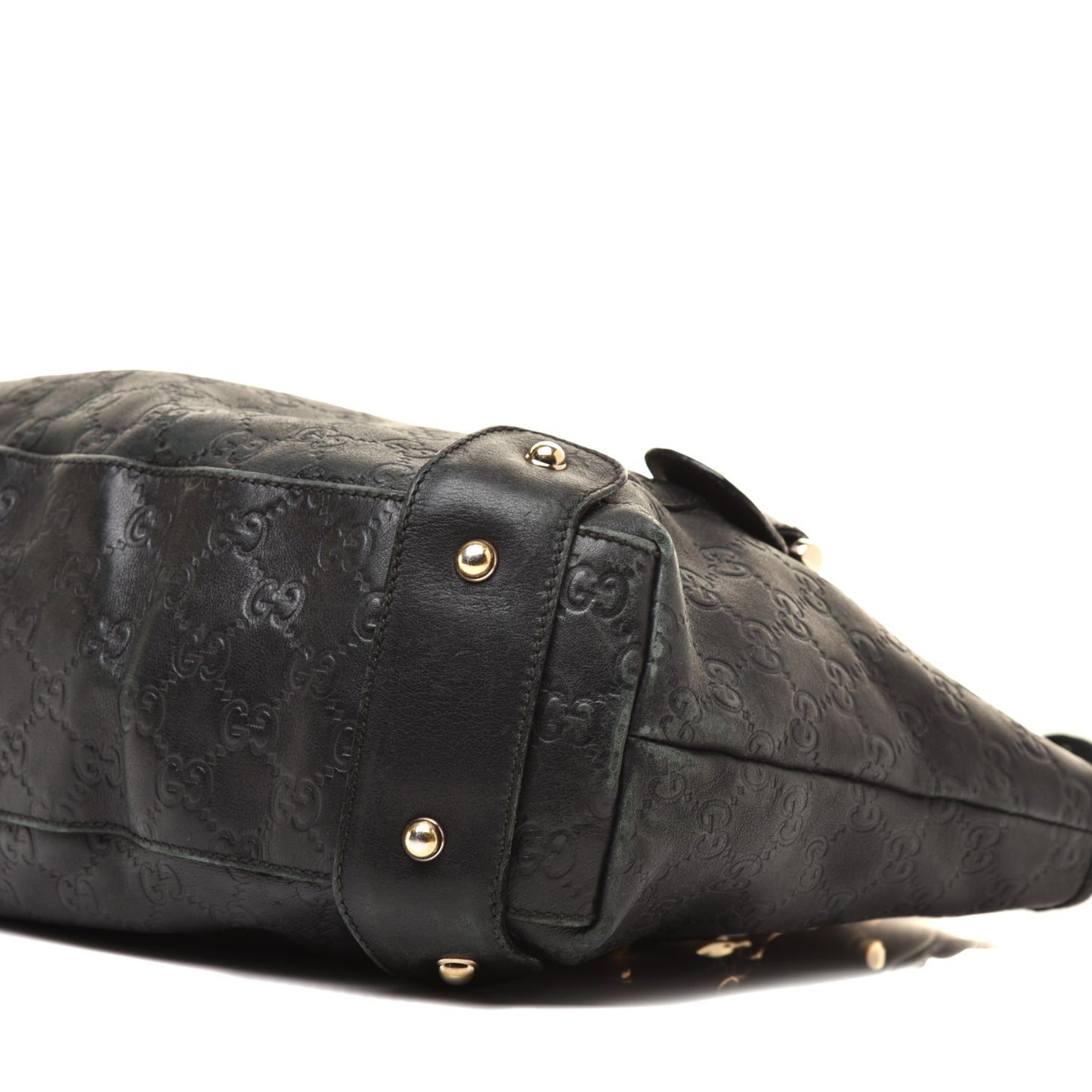 Guccissima Small Pelham Shoulder Bag Black