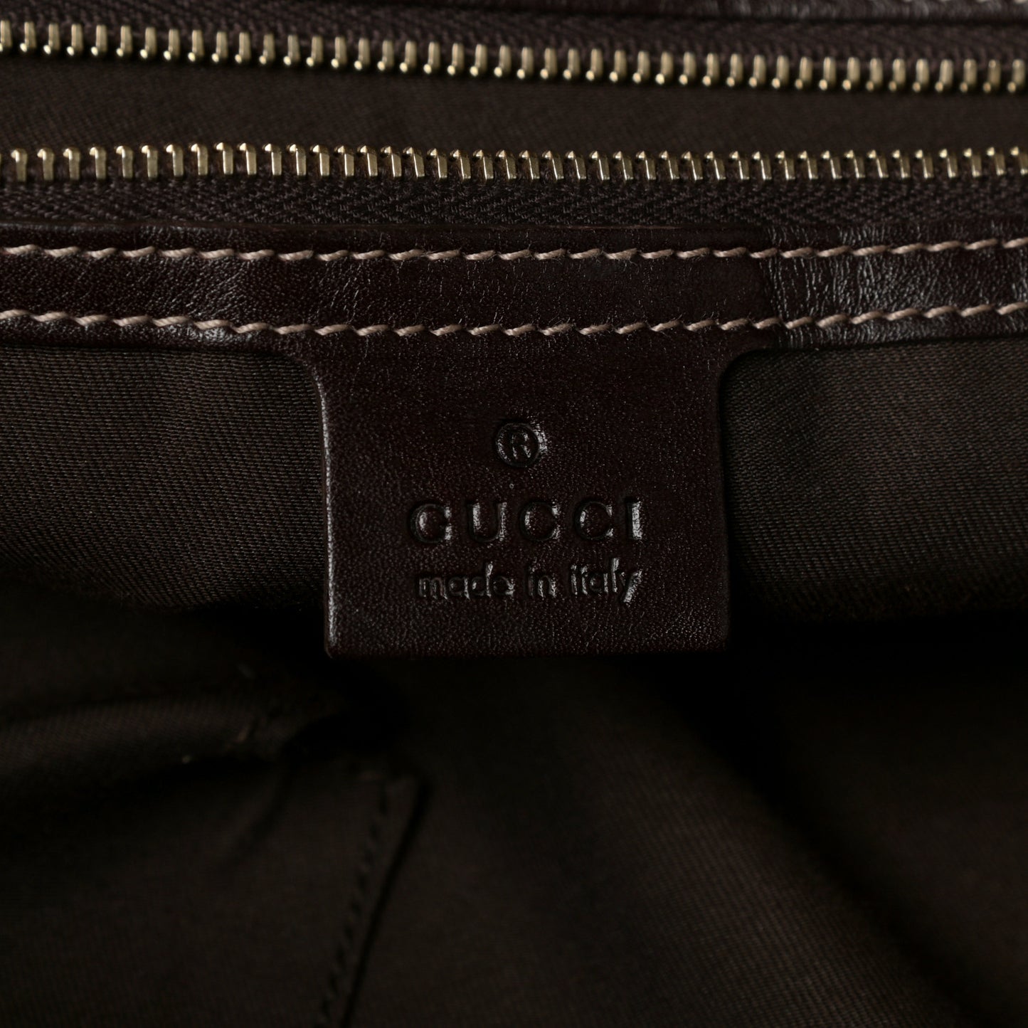 Calfskin Large Britt Boston Dark Brown