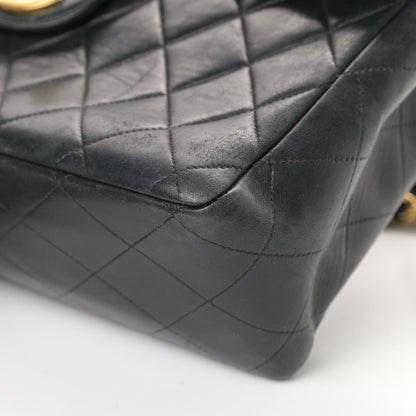 Chanel Lambskin Quilted XL Jumbo Single Flap Black 11 of 19