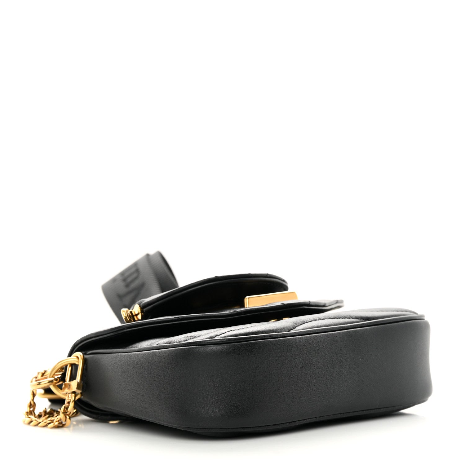 Louis Vuitton Calfskin New Wave Multi Pochette Black 4 of 15