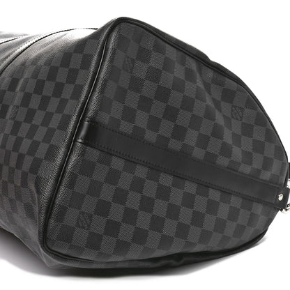 Louis Vuitton Damier Graphite Keepall Bandouliere 55 9 of 9
