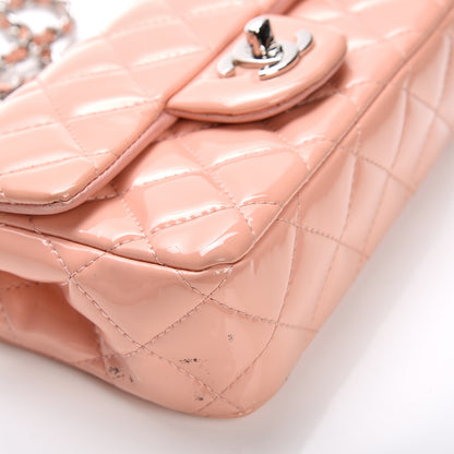 Chanel Patent Quilted Extra Mini Flap Pink 9 of 10