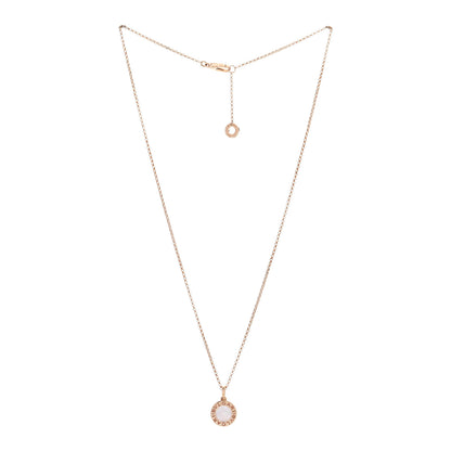 Bulgari 18K Rose Gold Mother of Pearl BVLGARI BVLGARI Pendant Necklace 3 of 9