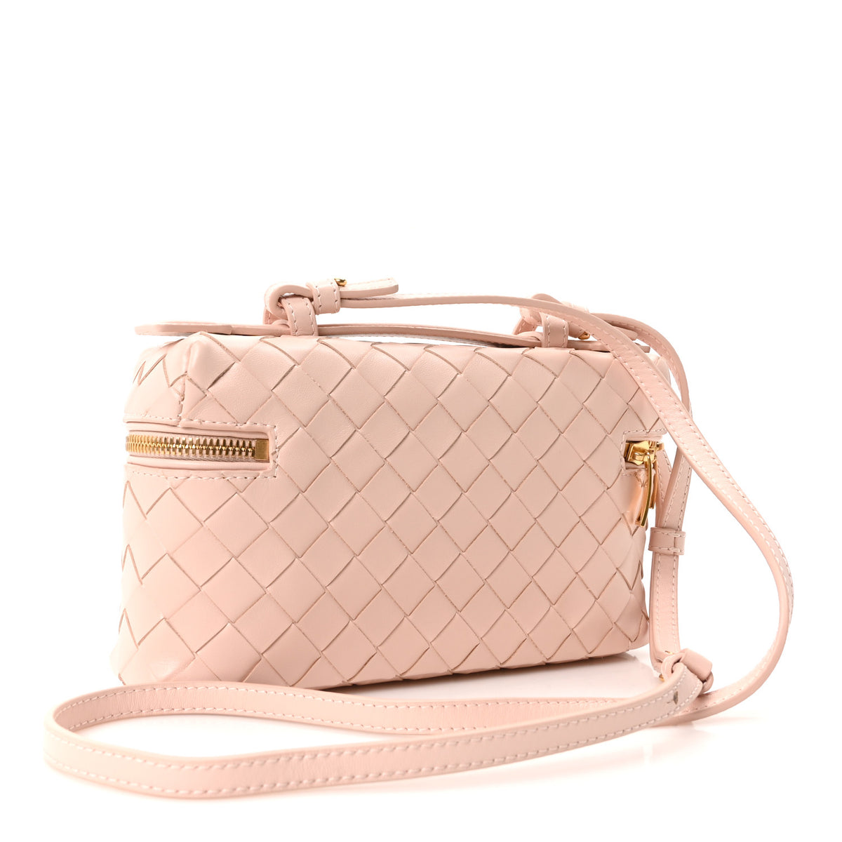 Calfskin Intrecciato Bang Bang Vanity Case Cameo