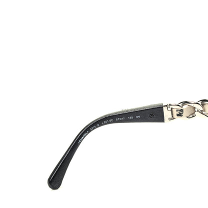 Chanel CC Chain Sunglasses 5215Q Black 4 of 6