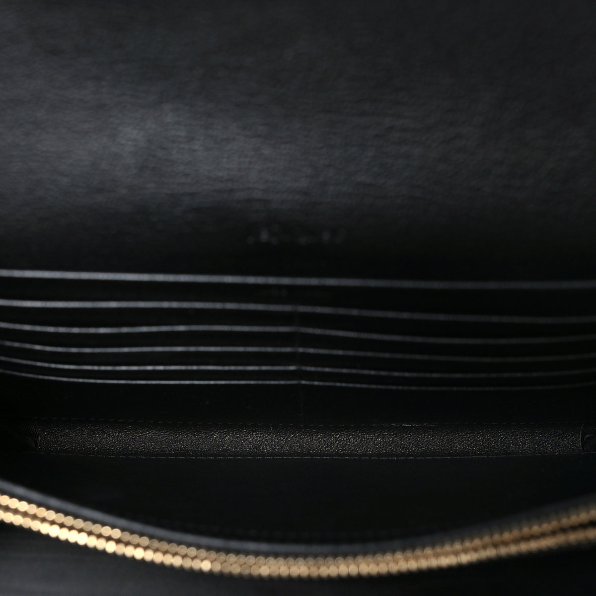 Saint Laurent Calfskin Monogram Belle de Jour Chain Clutch Black 5 of 7