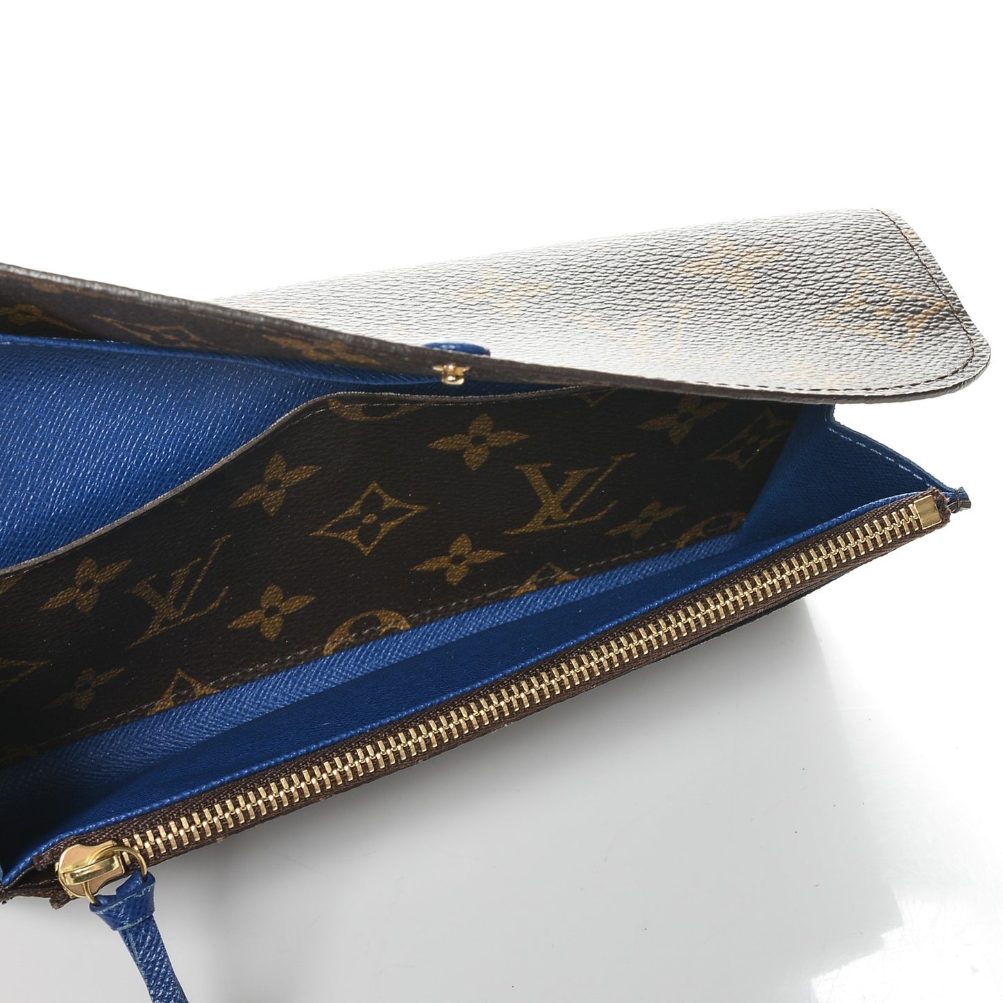 Monogram Emilie Wallet Blue