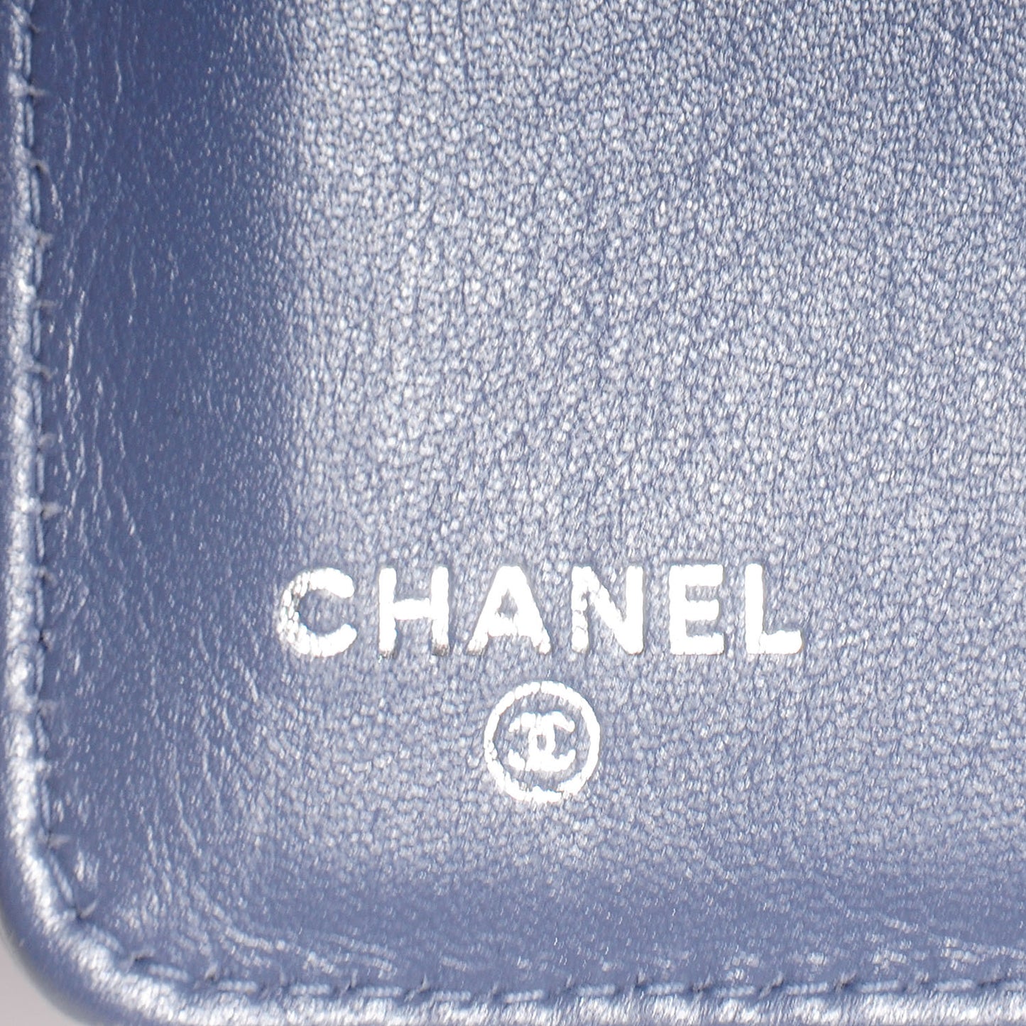 Patent Quilted Zip Pocket Wallet Light Purple