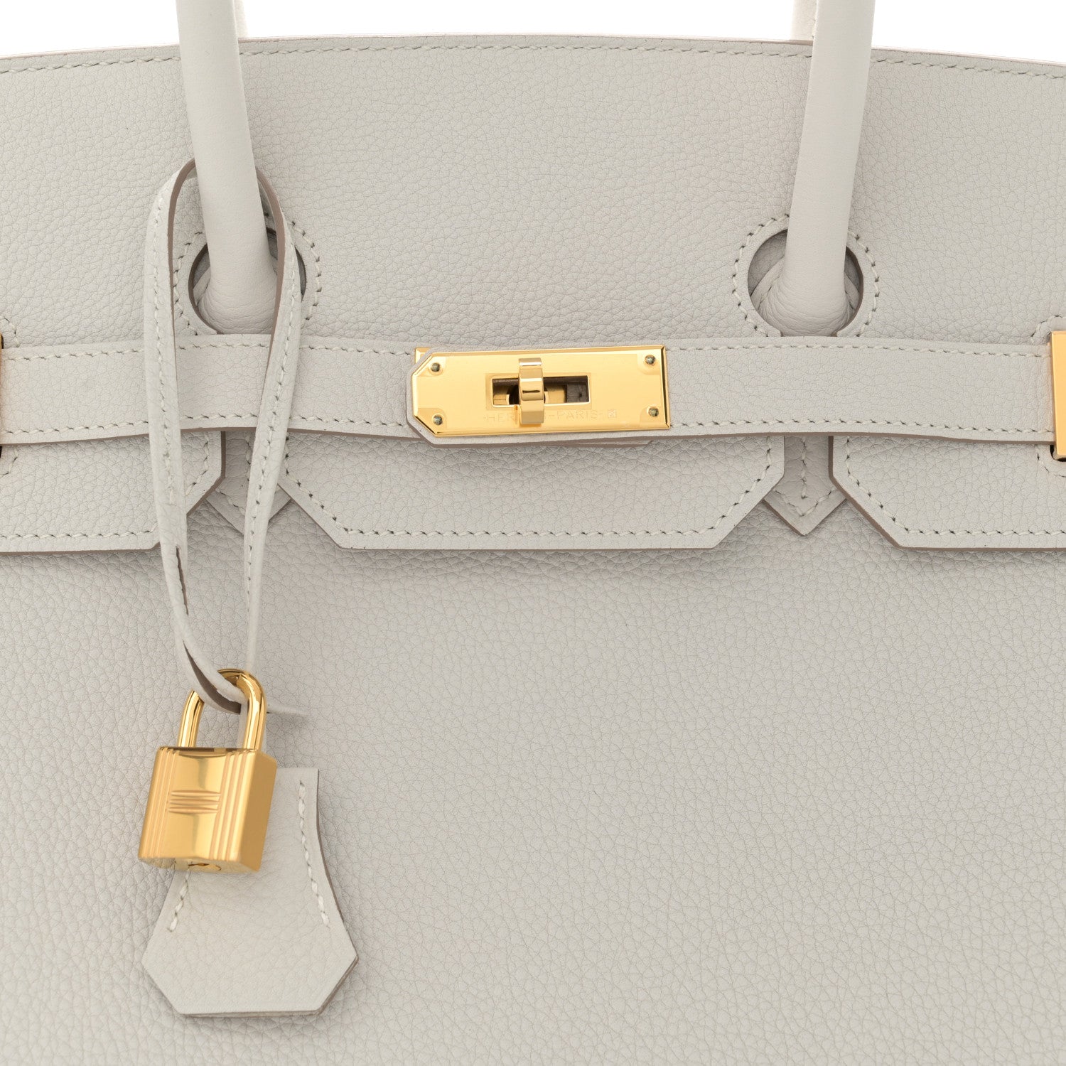 Hermes Togo Birkin 35 Gris Pale 8 of 12