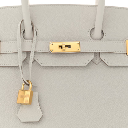 Hermes Togo Birkin 35 Gris Pale 8 of 12