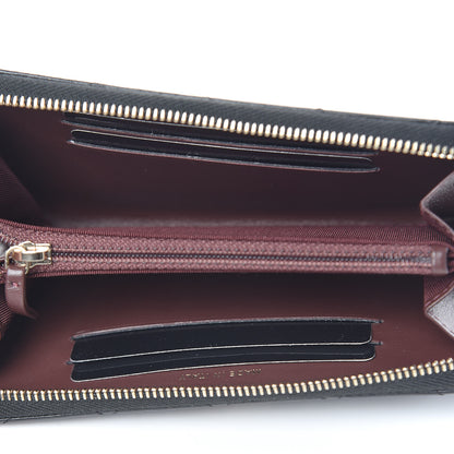 Chanel Aged Calfskin Quilted Medium Lucky Charms 2.55 Reissue Zip Around Wallet Black 5 of 9