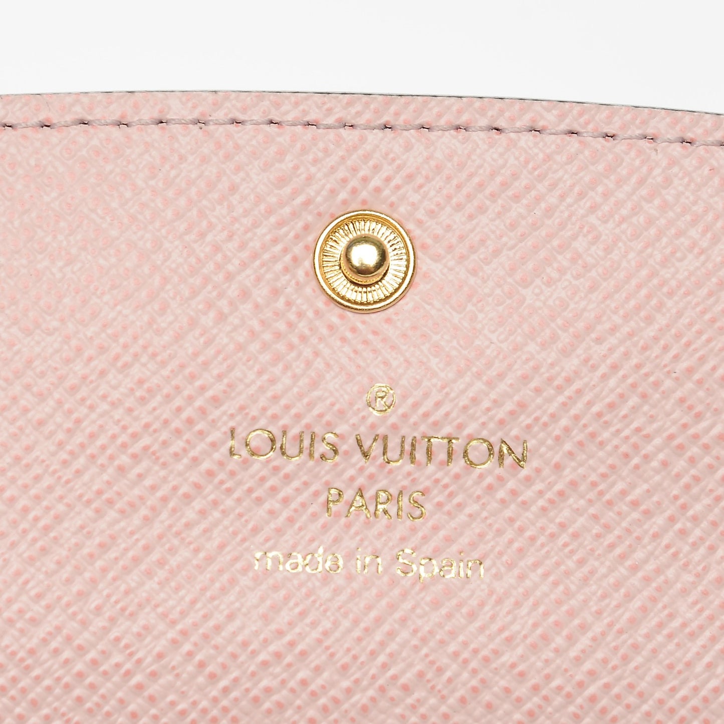 Monogram Emilie Wallet Rose Ballerine