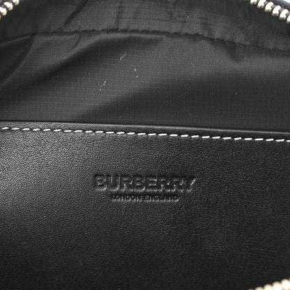 Burberry Cotton Calfskin Check Print Belt Bag Light Brown 6 of 10