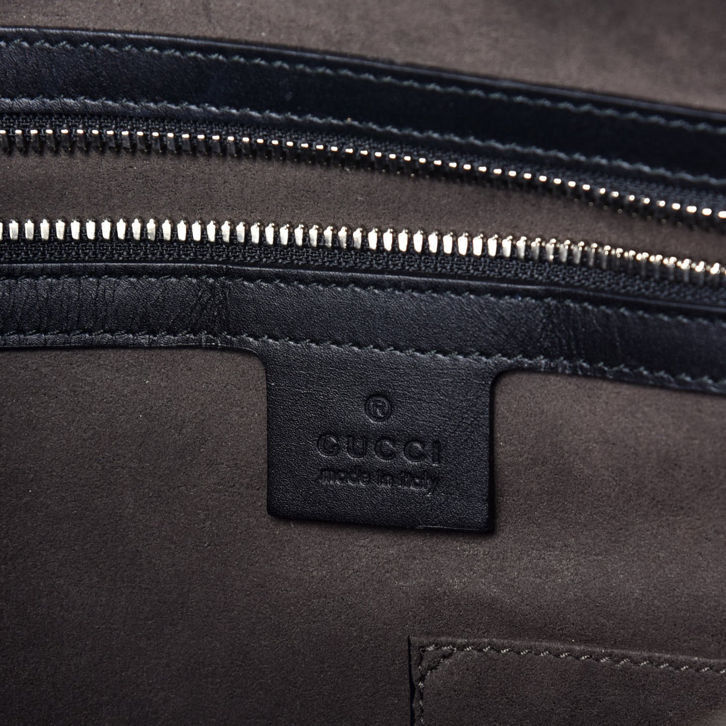 GG Supreme Monogram Eden Briefcase Black