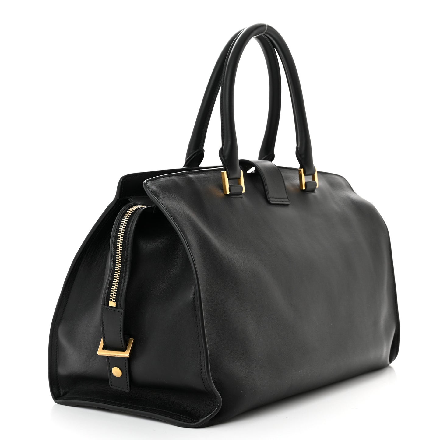 Calfskin Medium Classic Y Cabas Black