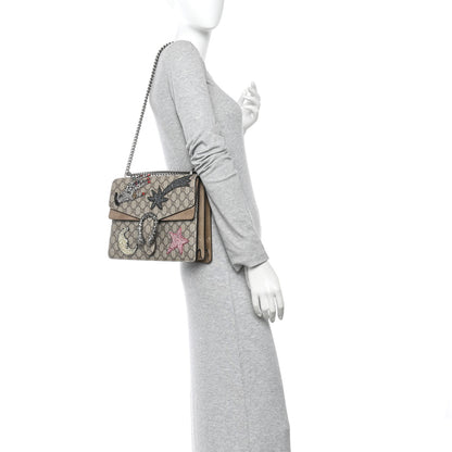 Gucci GG Supreme Monogram Shooting Star Embroidered Medium Dionysus Shoulder Bag Beige 2 of 13