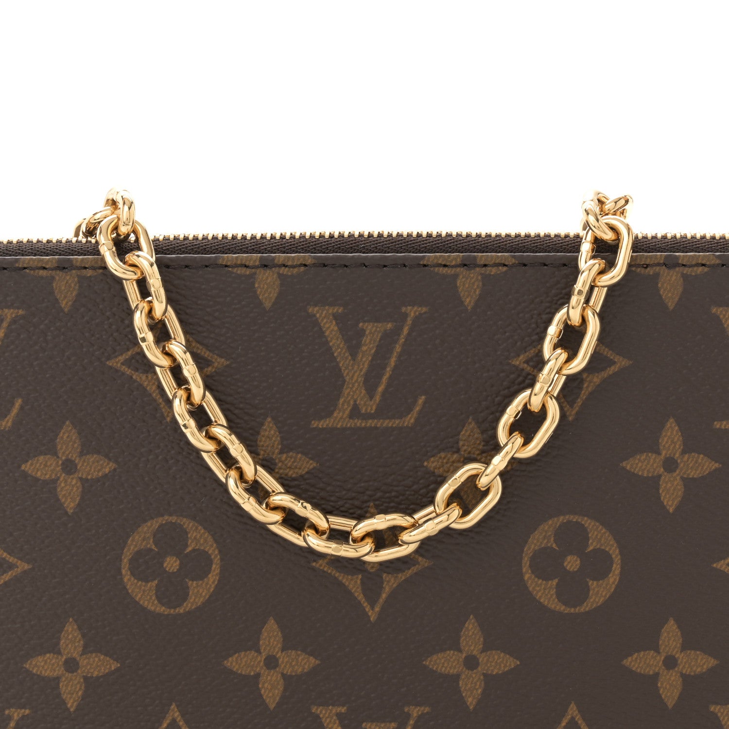 Louis Vuitton Monogram Chain Pochette Accessories 7 of 10