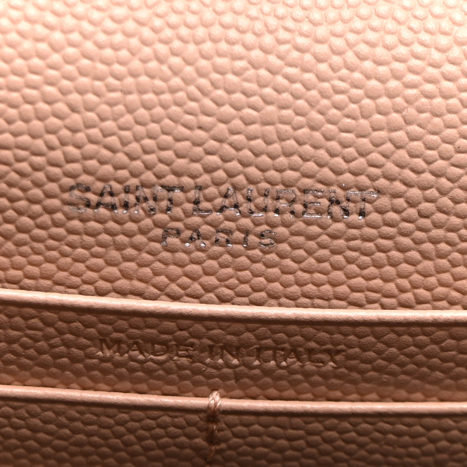 Saint Laurent Grain De Poudre Classic Monogram Kate Tassel Chain Wallet Pale Pink 6 of 10