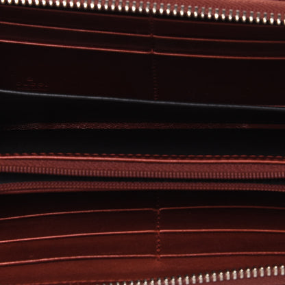 Gucci Metallic Microguccissima Sukey Zip Around Wallet Burnt Orange 5 of 17