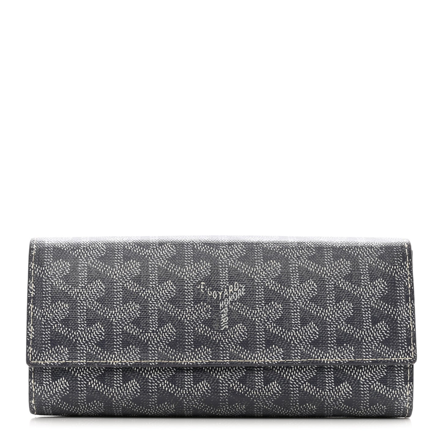 Goyardine Varenne Long Wallet Grey