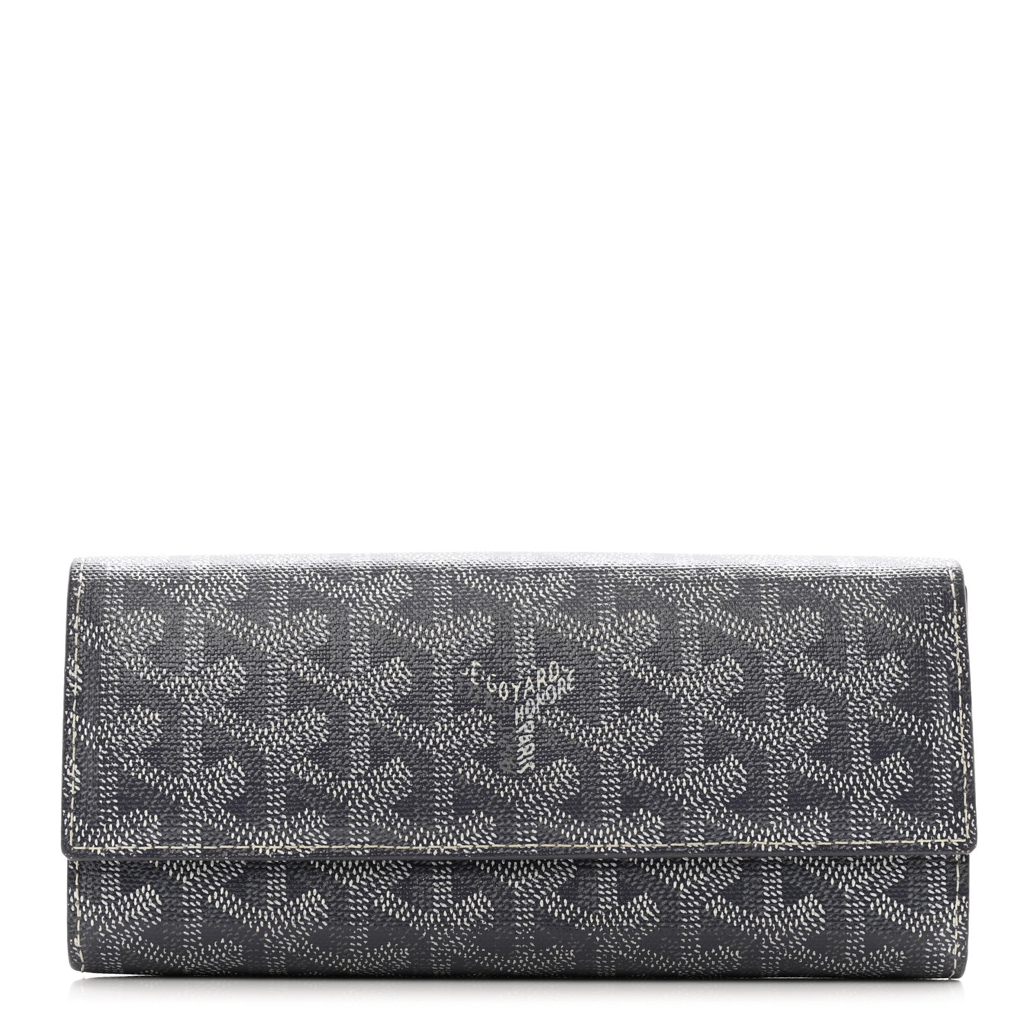 Goyard Goyardine Varenne Long Wallet Grey 1 of 8