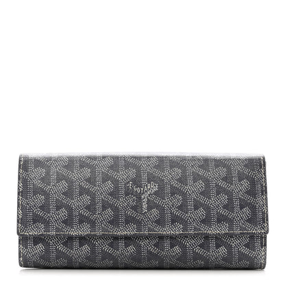 Goyard Goyardine Varenne Long Wallet Grey 1 of 8