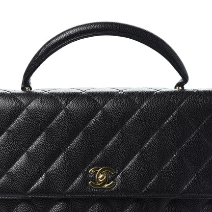 Chanel Caviar Quilted Jumbo Kelly Flap Black 9 of 9
