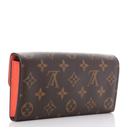 Louis Vuitton Monogram Emilie Wallet Poppy 3 of 7