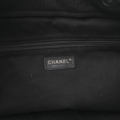 Chanel Canvas Large Maxi Shopping Tote Dark Blue 6 of 10