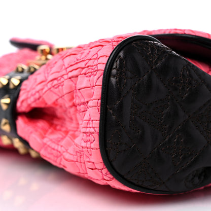 Louis Vuitton Satin Quilted Monogram Coquette Pochette Bunny Pink 8 of 10