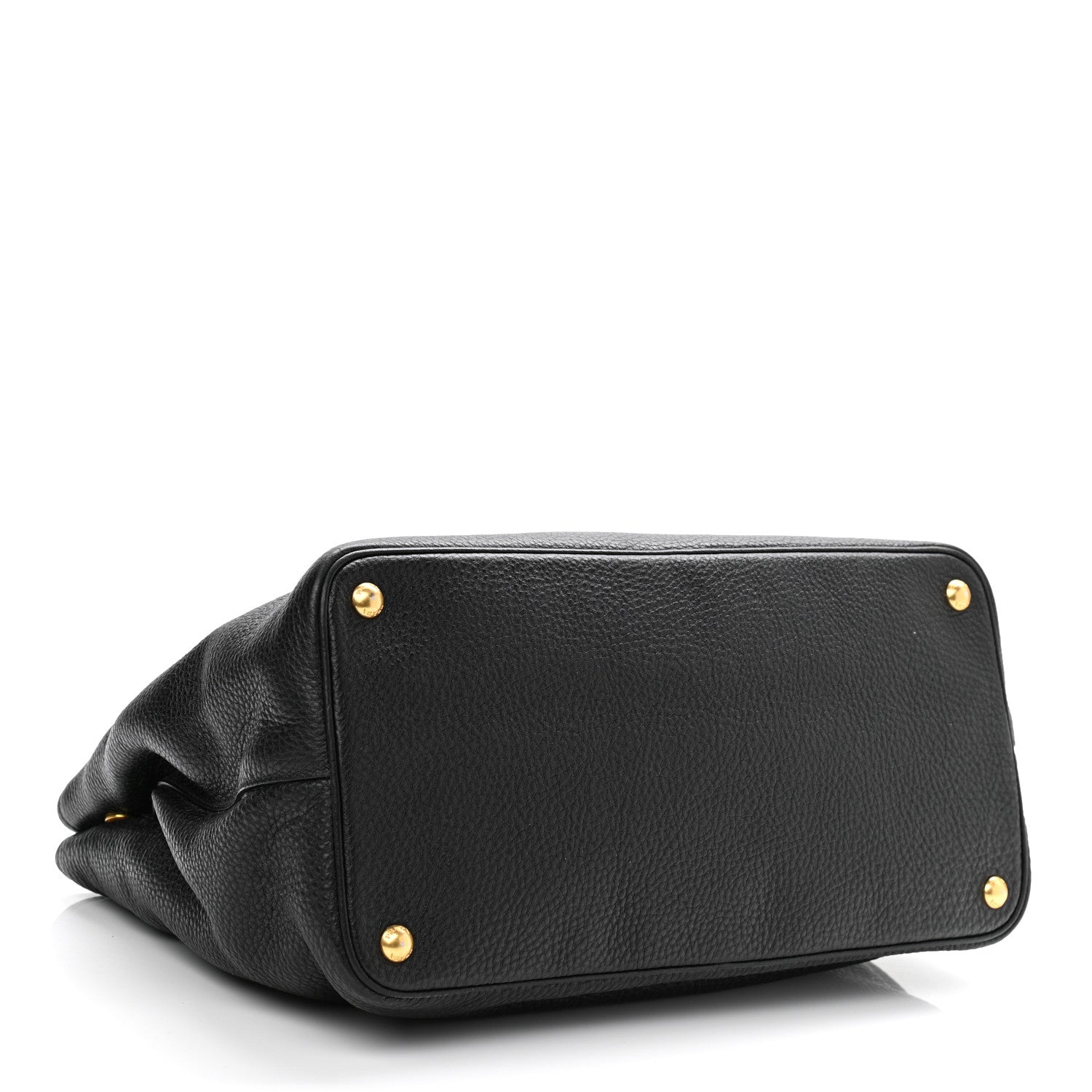 Prada Vitello Daino Tote Black 4 of 14