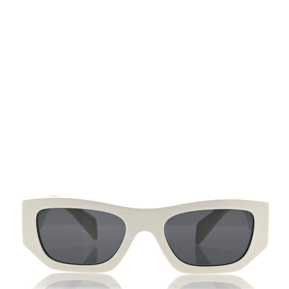 Prada Acetate Pillow Sunglasses SPR A01 White 2 of 7