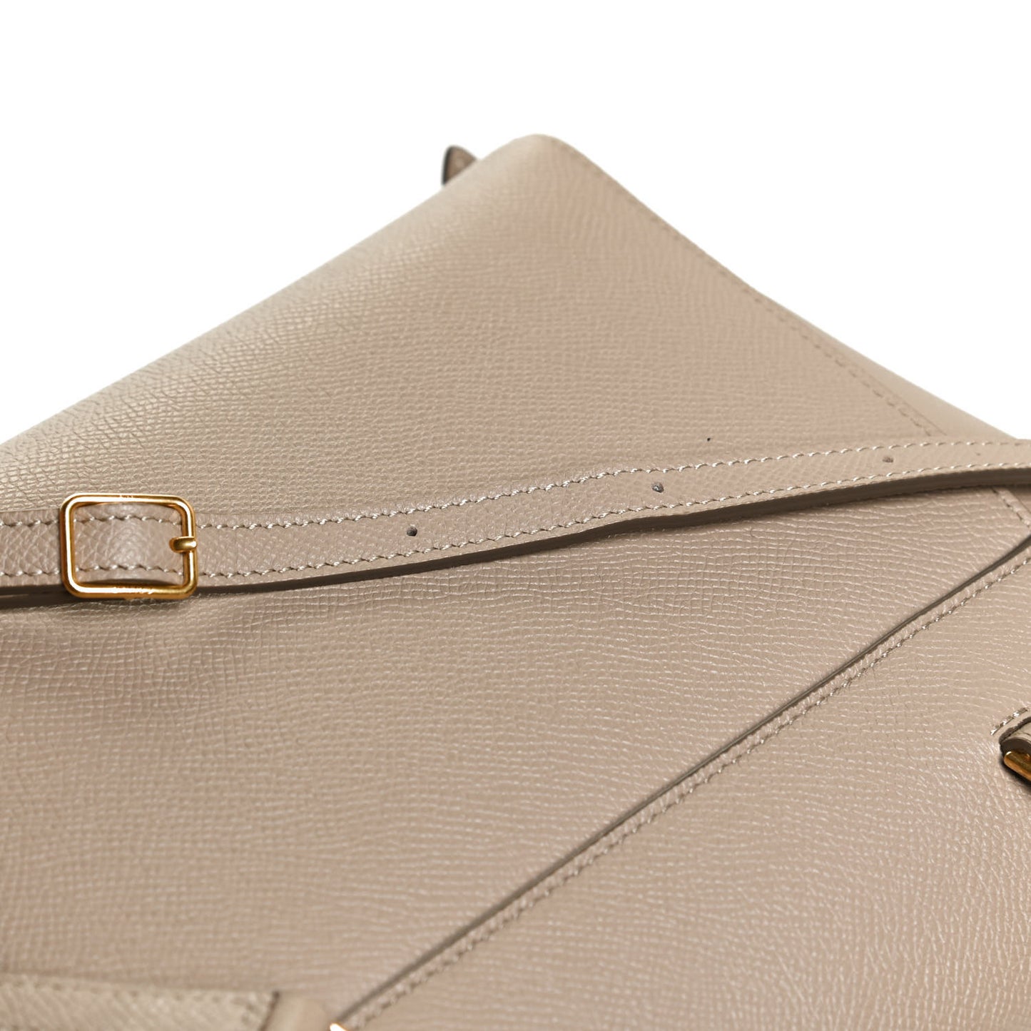 Grained Calfskin Nano Belt Bag Light Taupe