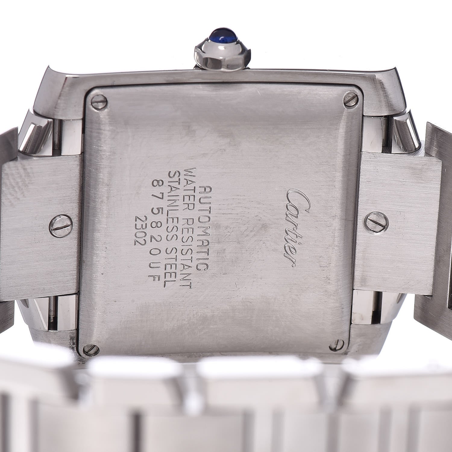 Cartier Stainless Steel 28mm Tank Francaise Automatic Watch 5 of 6