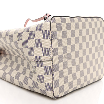 Louis Vuitton Damier Azur Neonoe MM Eau De Rose 8 of 9