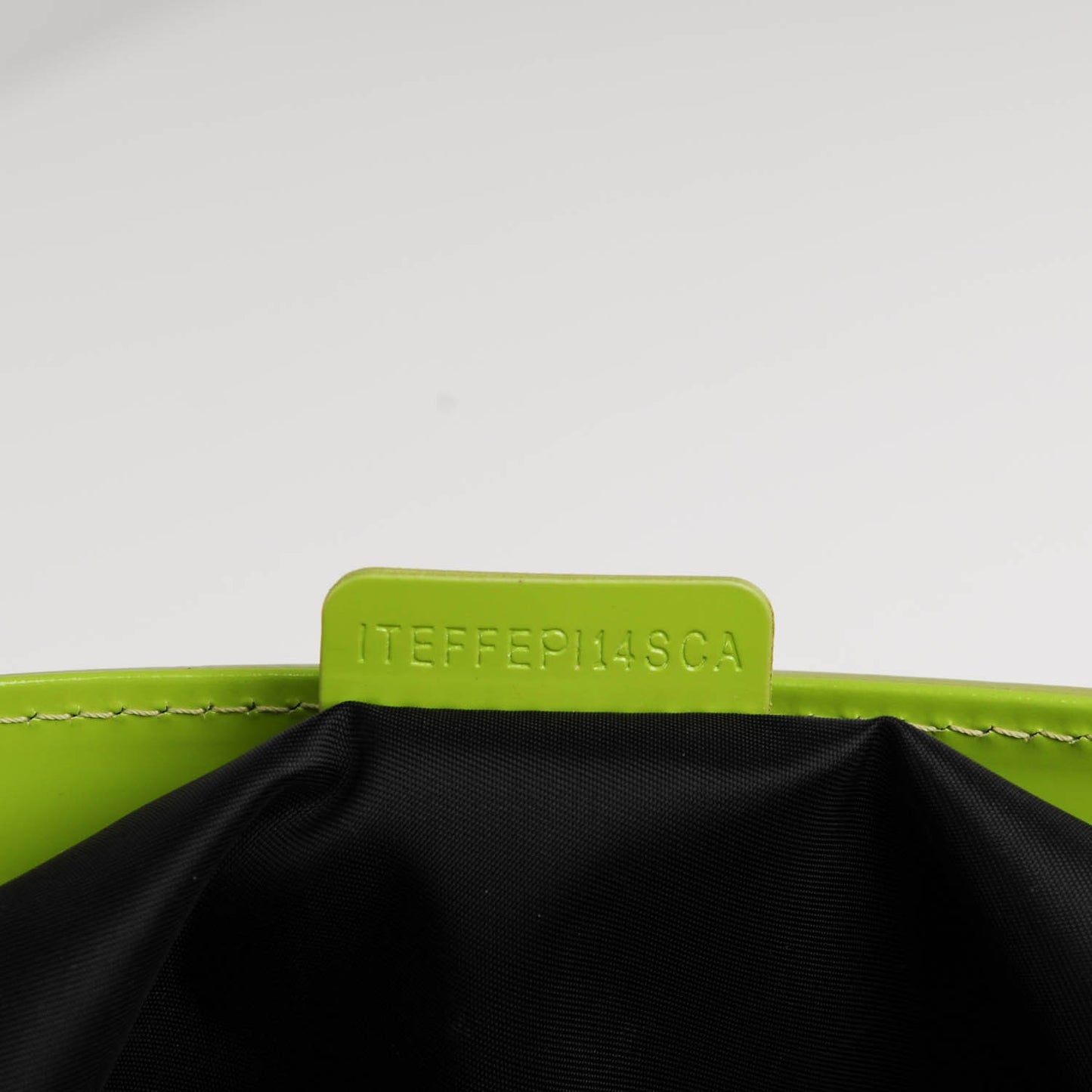 Patent Small Leigh Crossbody Bag Lemon Green
